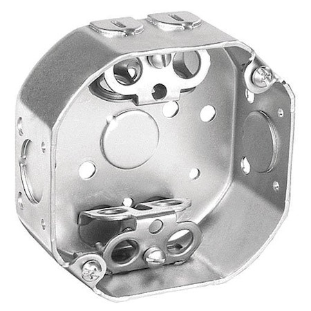 Southwire Electrical Box, 20 cu in, Octagon Box Type, Steel, Octagon Shape 54171-BX